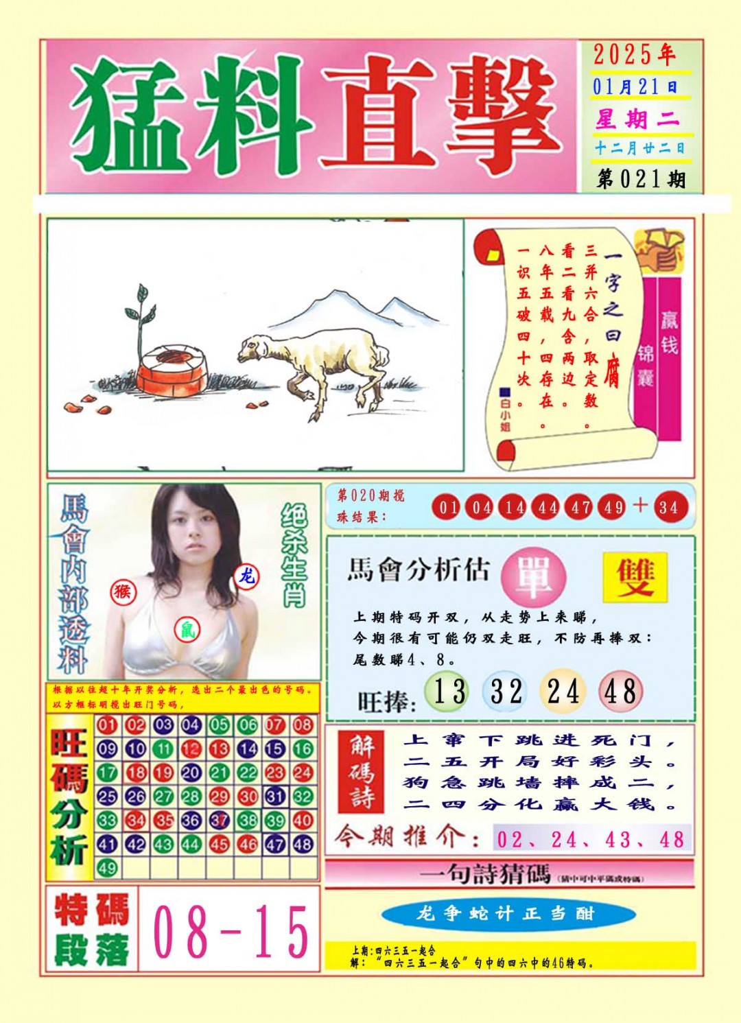 2025021期猛料直击A