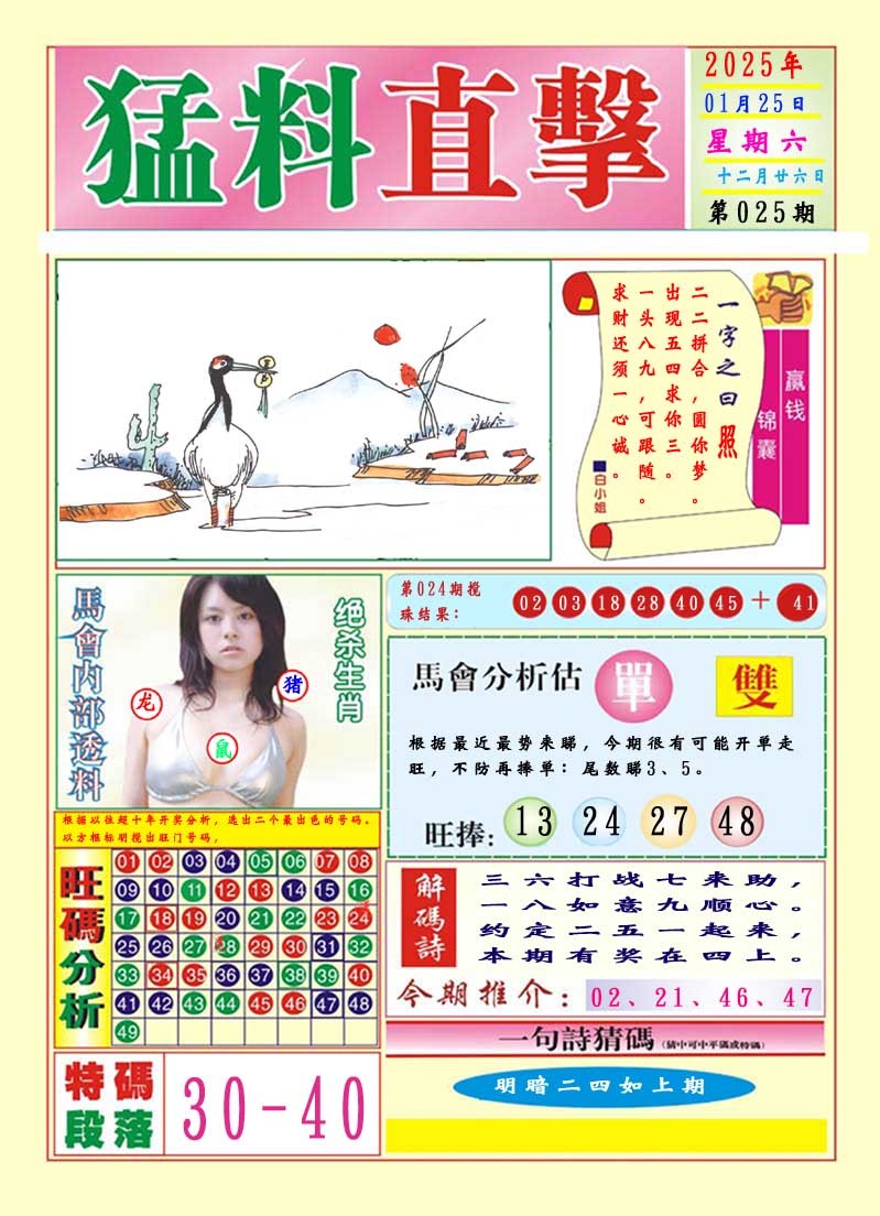 2025025期猛料直击A
