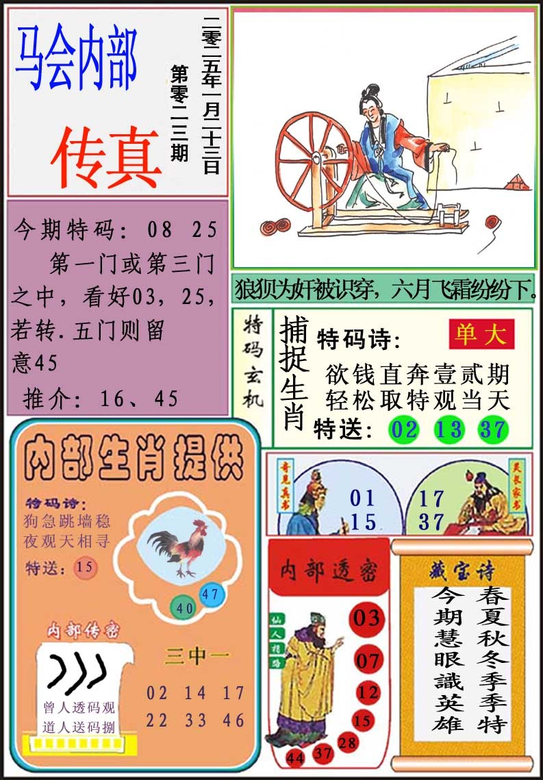 2025023期马会内部传真