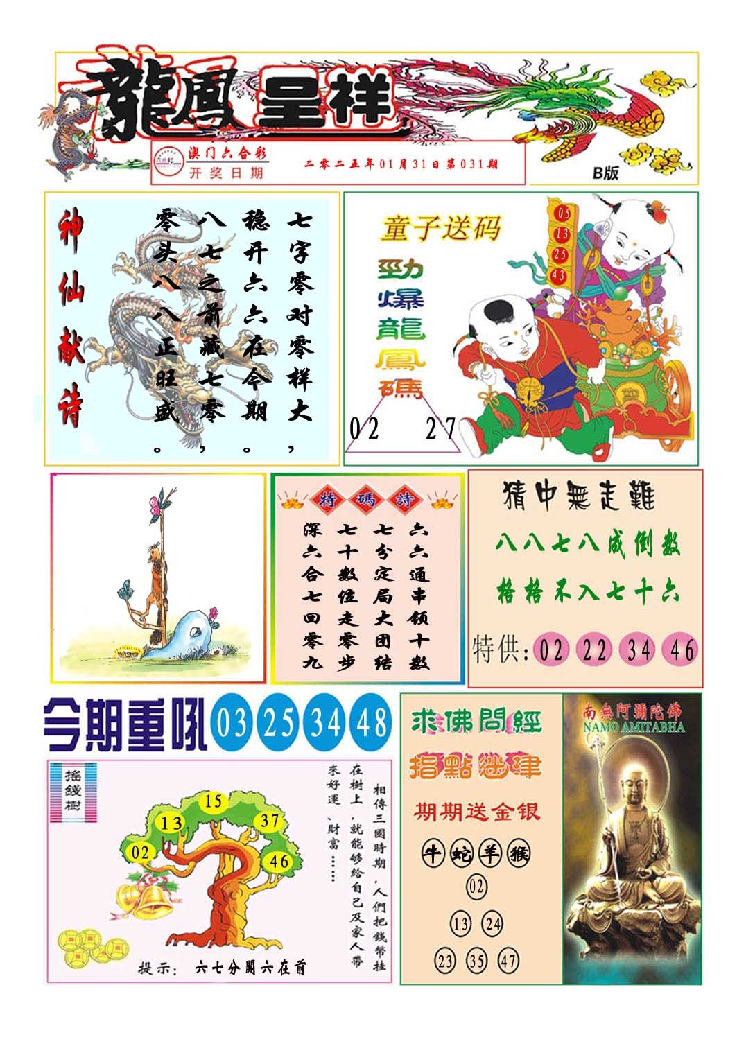 2025031期龙凤呈祥B
