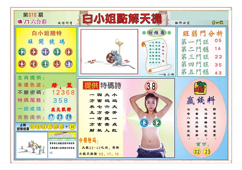 2025010期白小姐点解天机A
