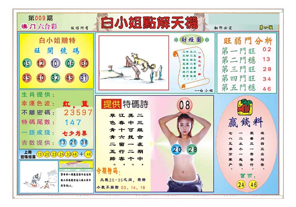 2025009期白小姐点解天机A