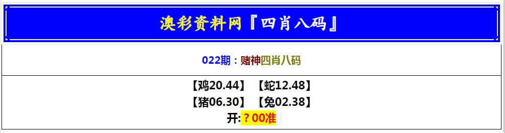 2025022期赌神四肖八码