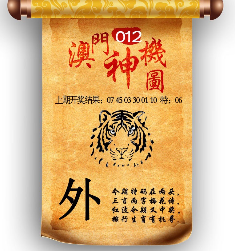 2025012期澳门神机图
