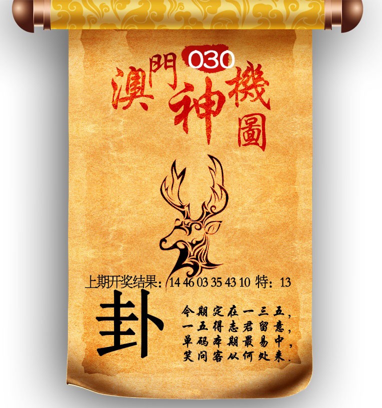 2025030期澳门神机图