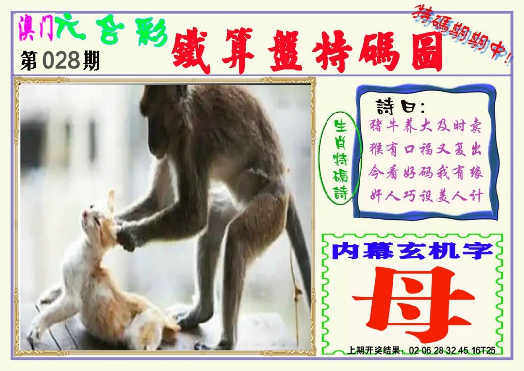 2025028期铁算盘特码图