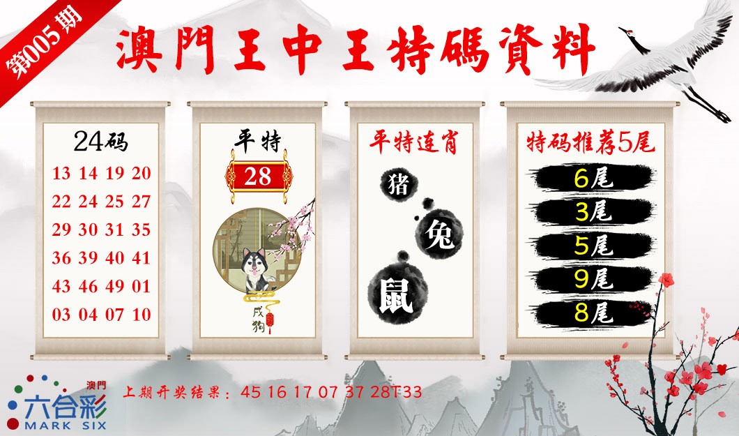2025005期王中王特码料