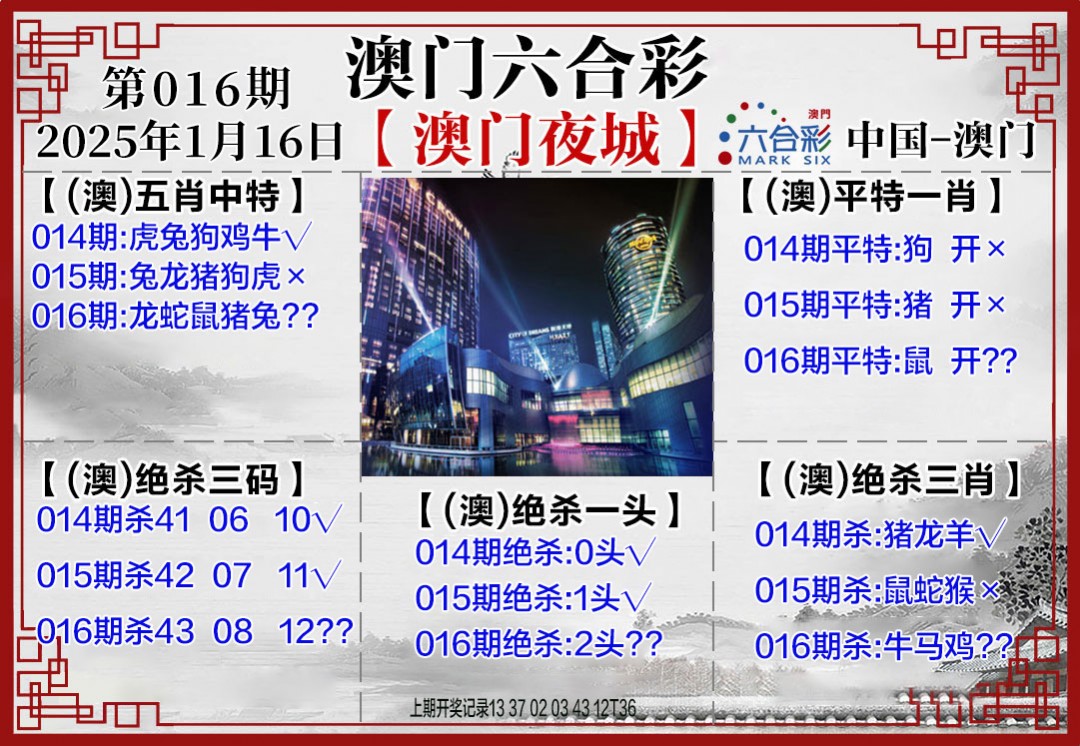 2025016期夜城图
