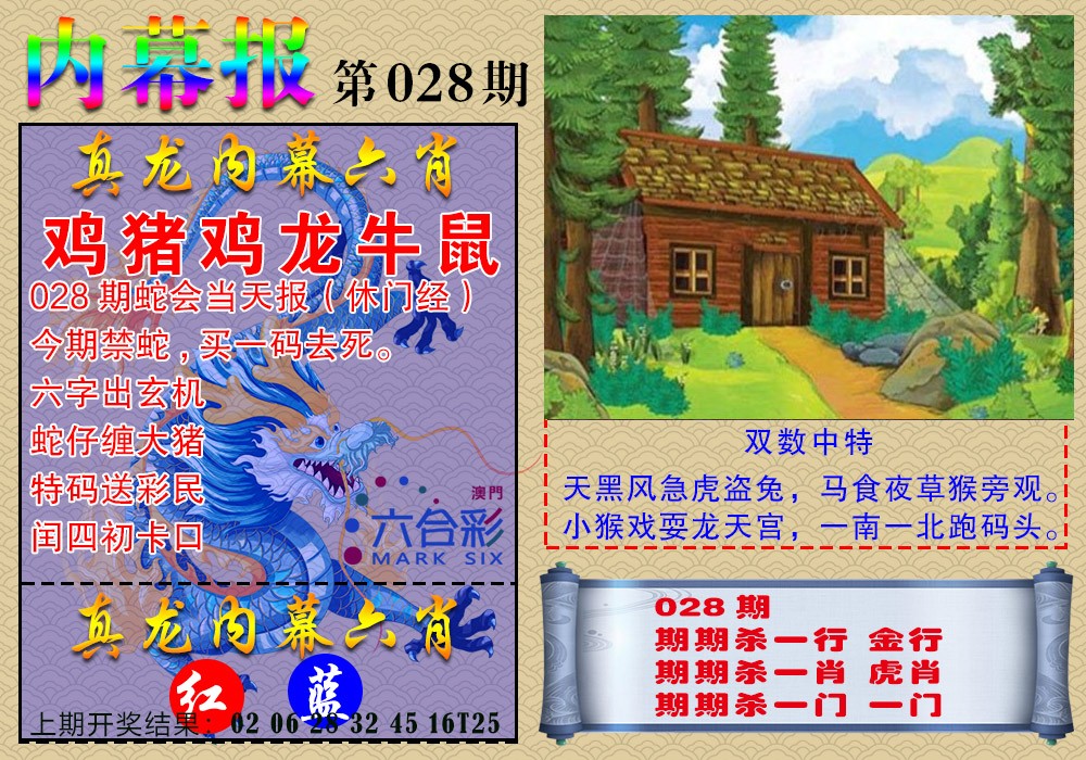 2025028期真龙内幕报