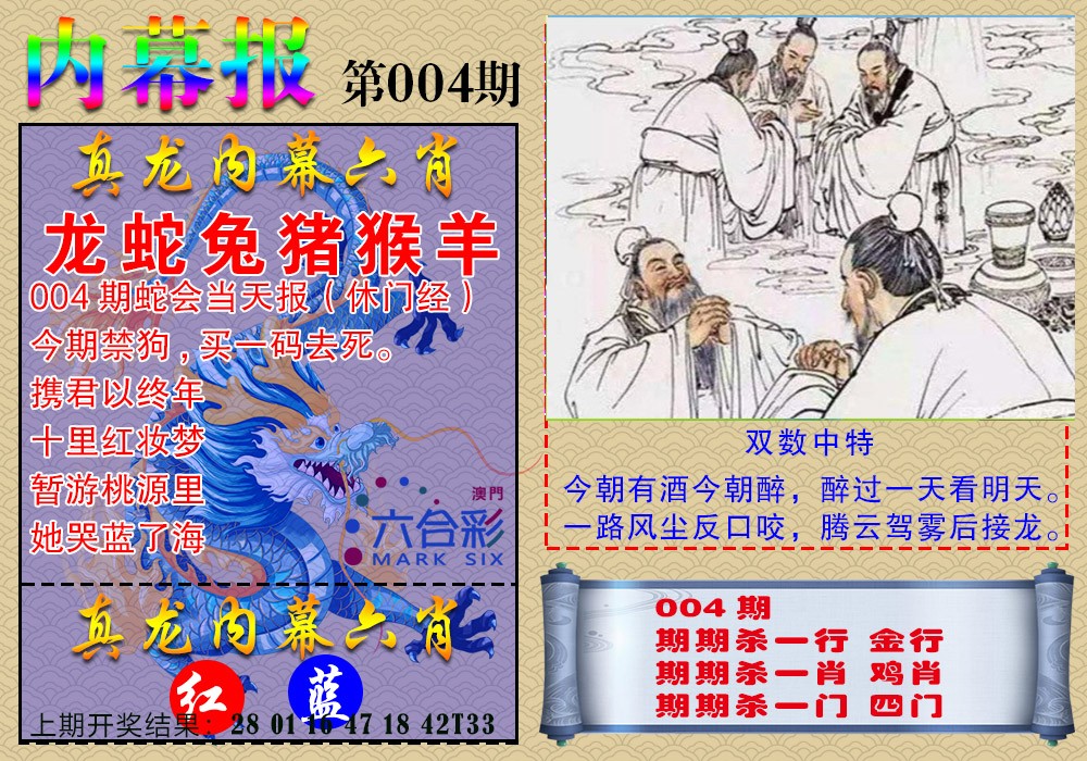 2025004期真龙内幕报