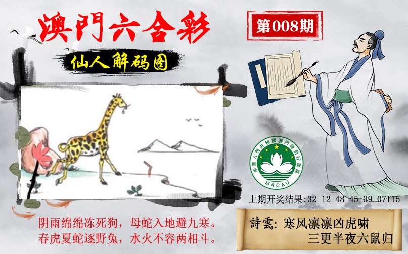 2025008期仙人解码图