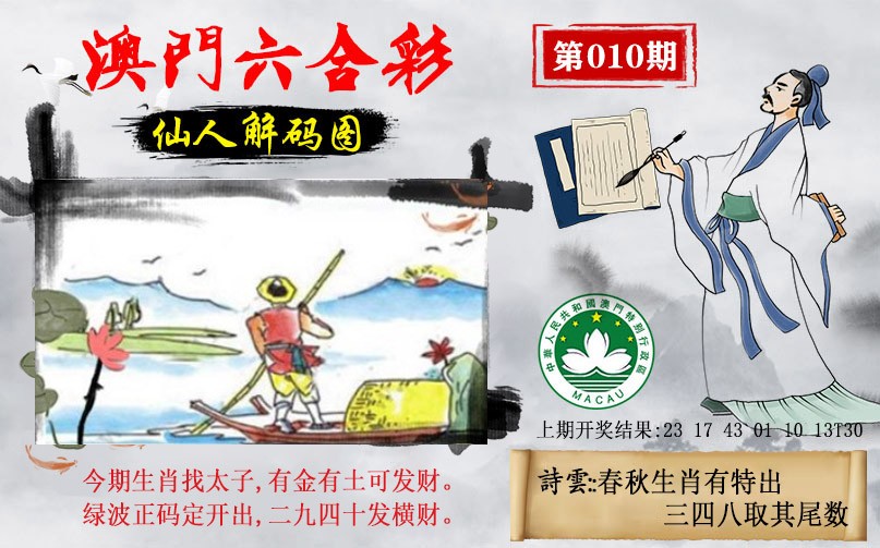 2025010期仙人解码图