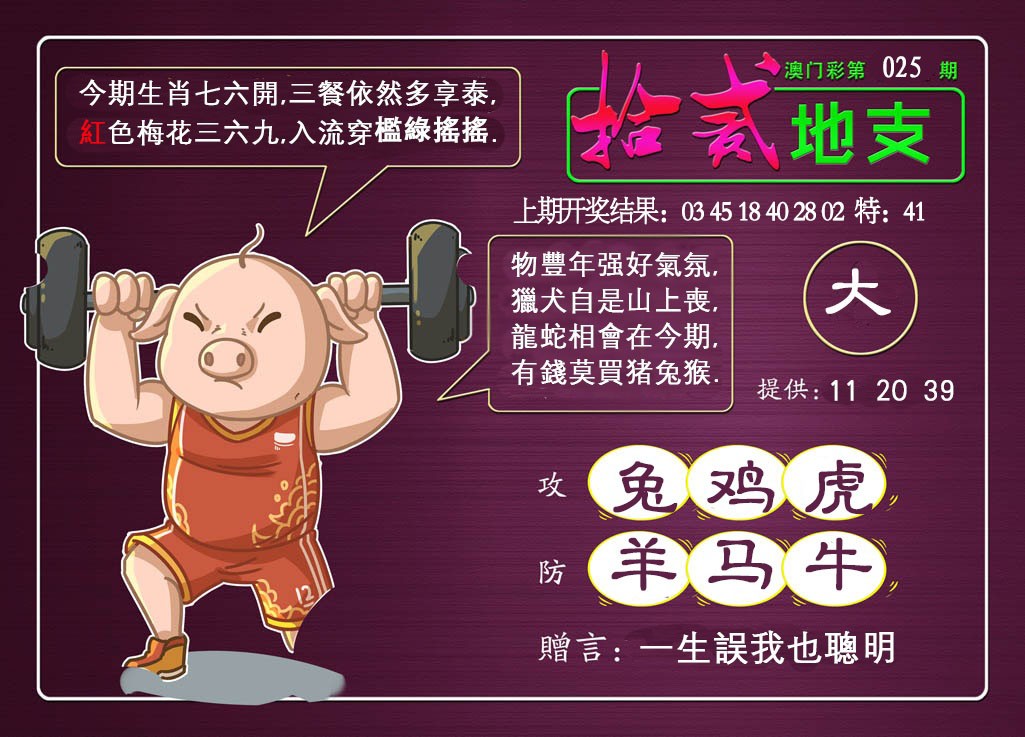 2025025期十二地支
