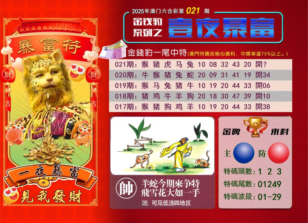 2025021期一夜暴富