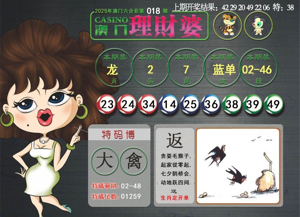 2025018期澳门理财婆