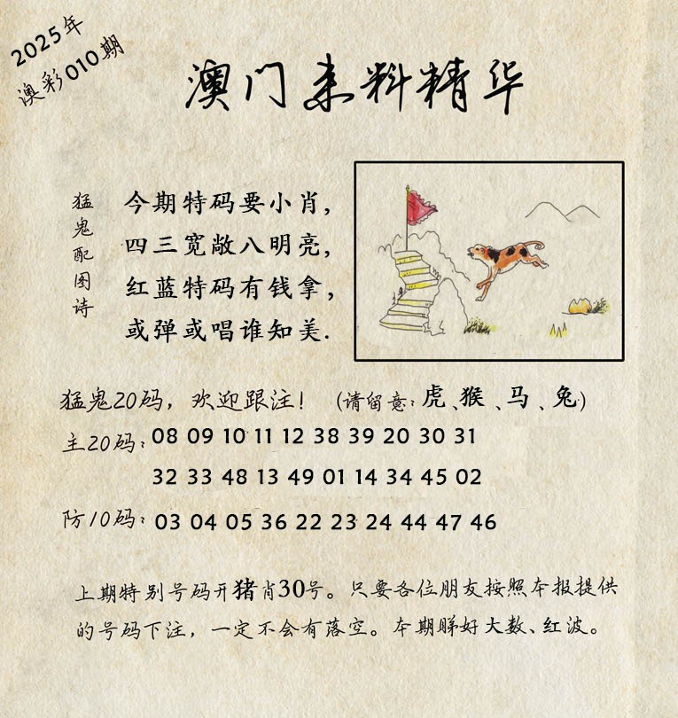 2025010期澳门来料精华