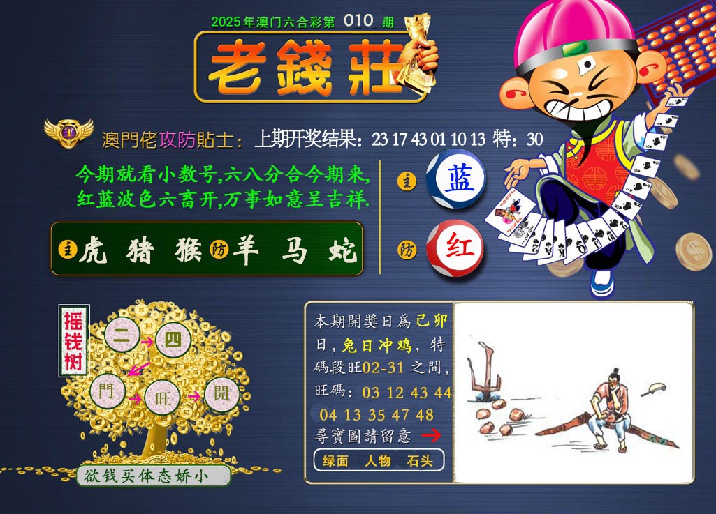 2025010期老钱莊