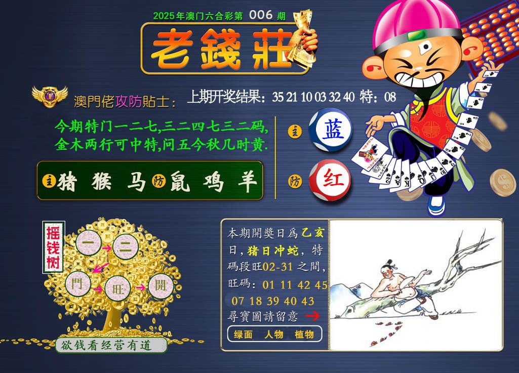 2025006期老钱莊