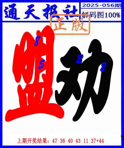 2025056期解码图
