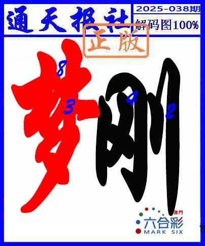 2025038期解码图
