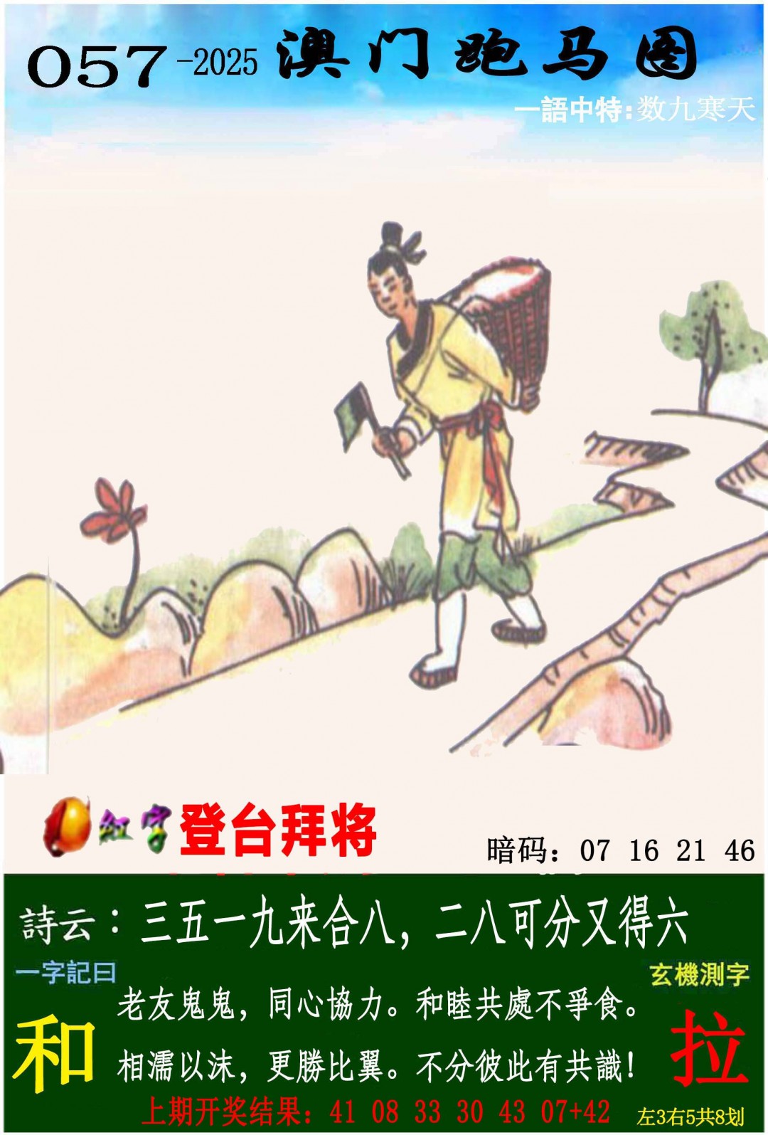2025057期跑马图