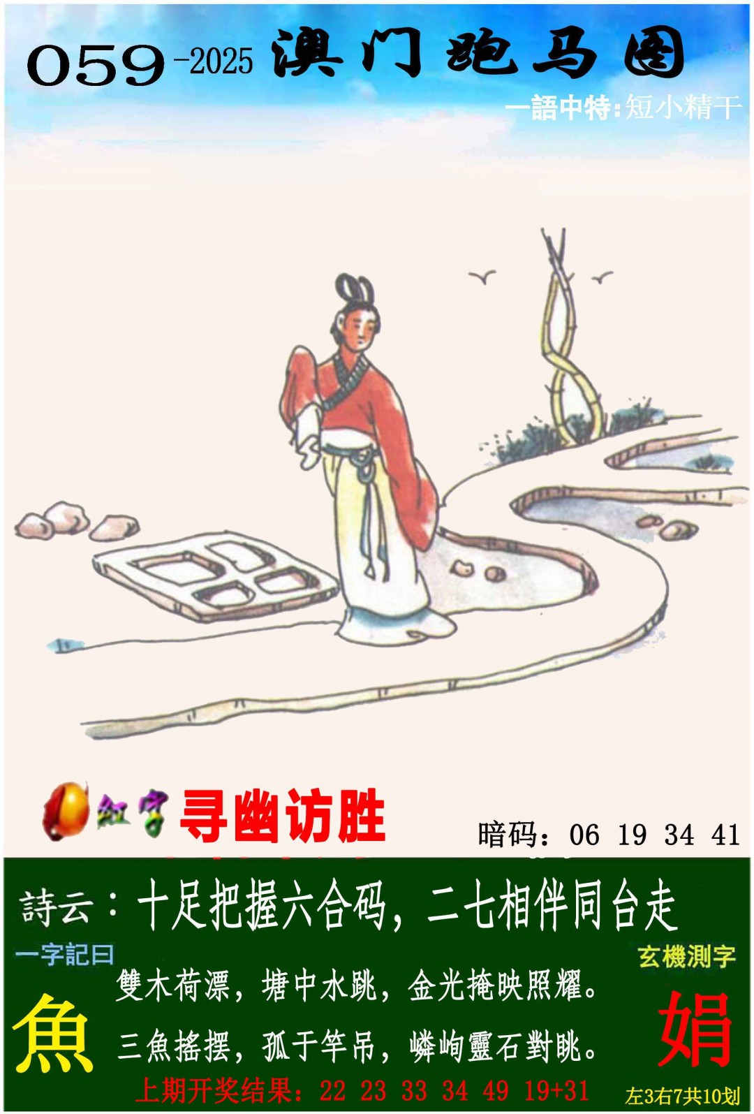 2025059期跑马图
