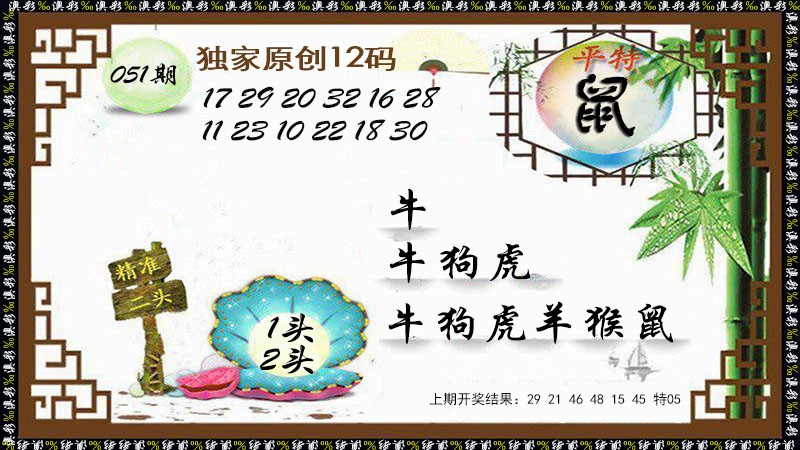 2025051期12码特图