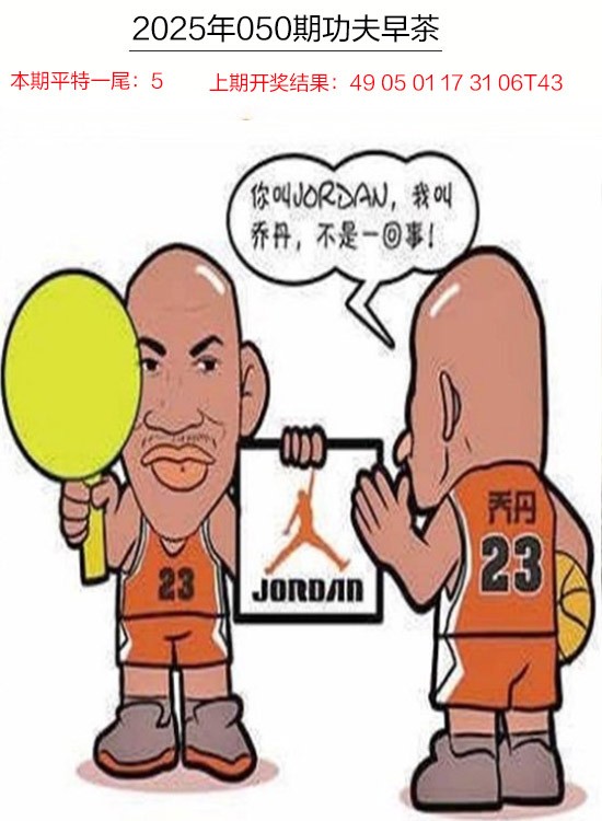 2025050期功夫早茶