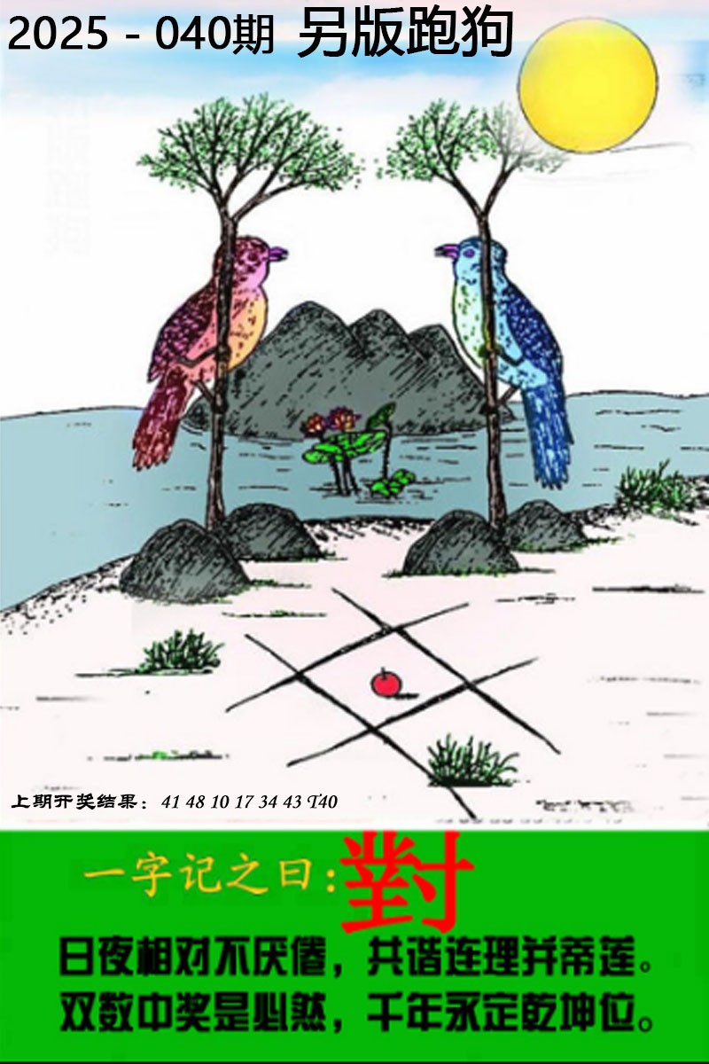 2025040期另版跑狗图