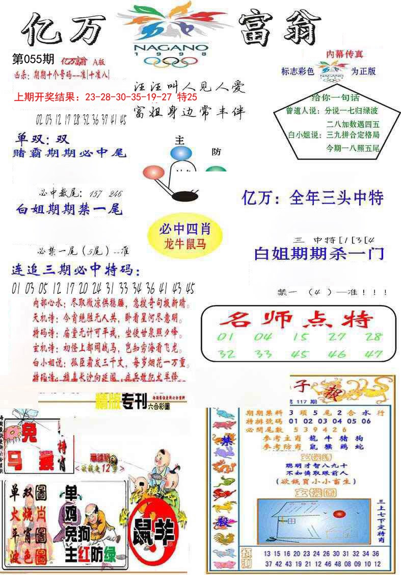 2025055期亿万富翁A