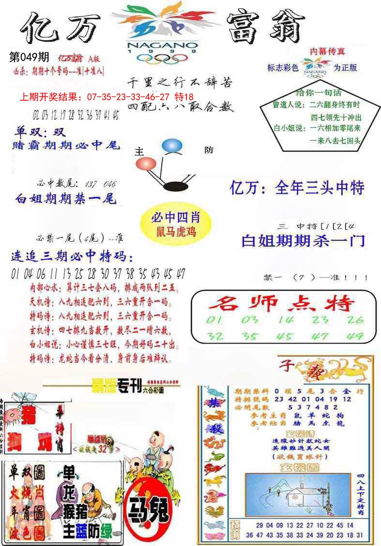 2025049期亿万富翁A