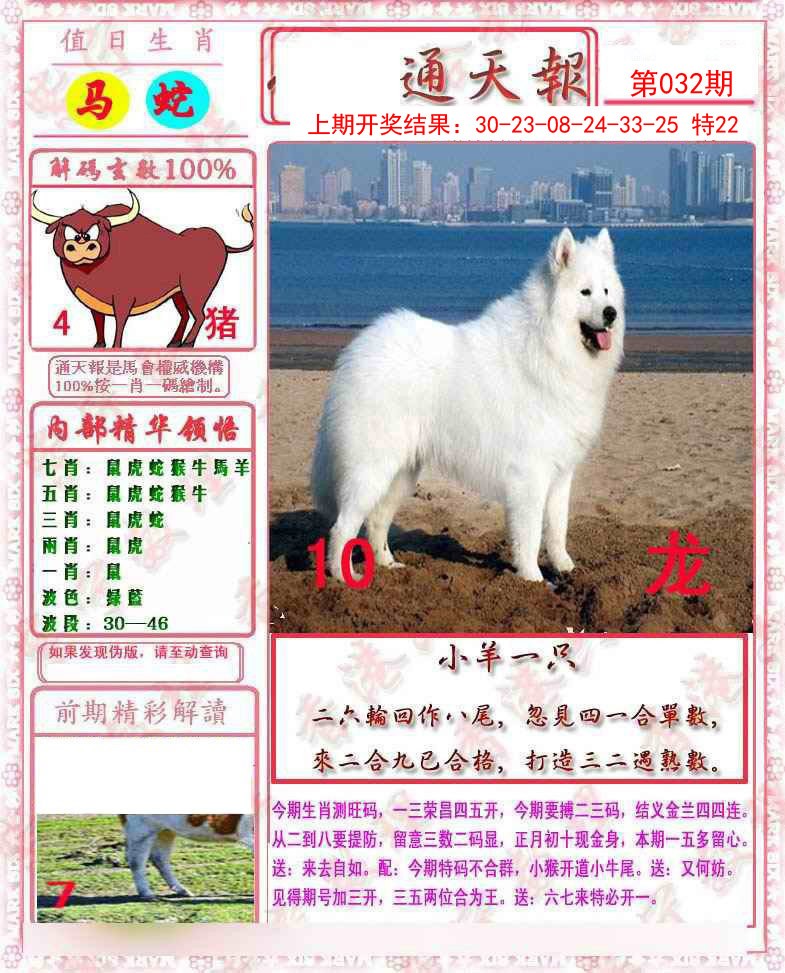 2025032期马经通天报