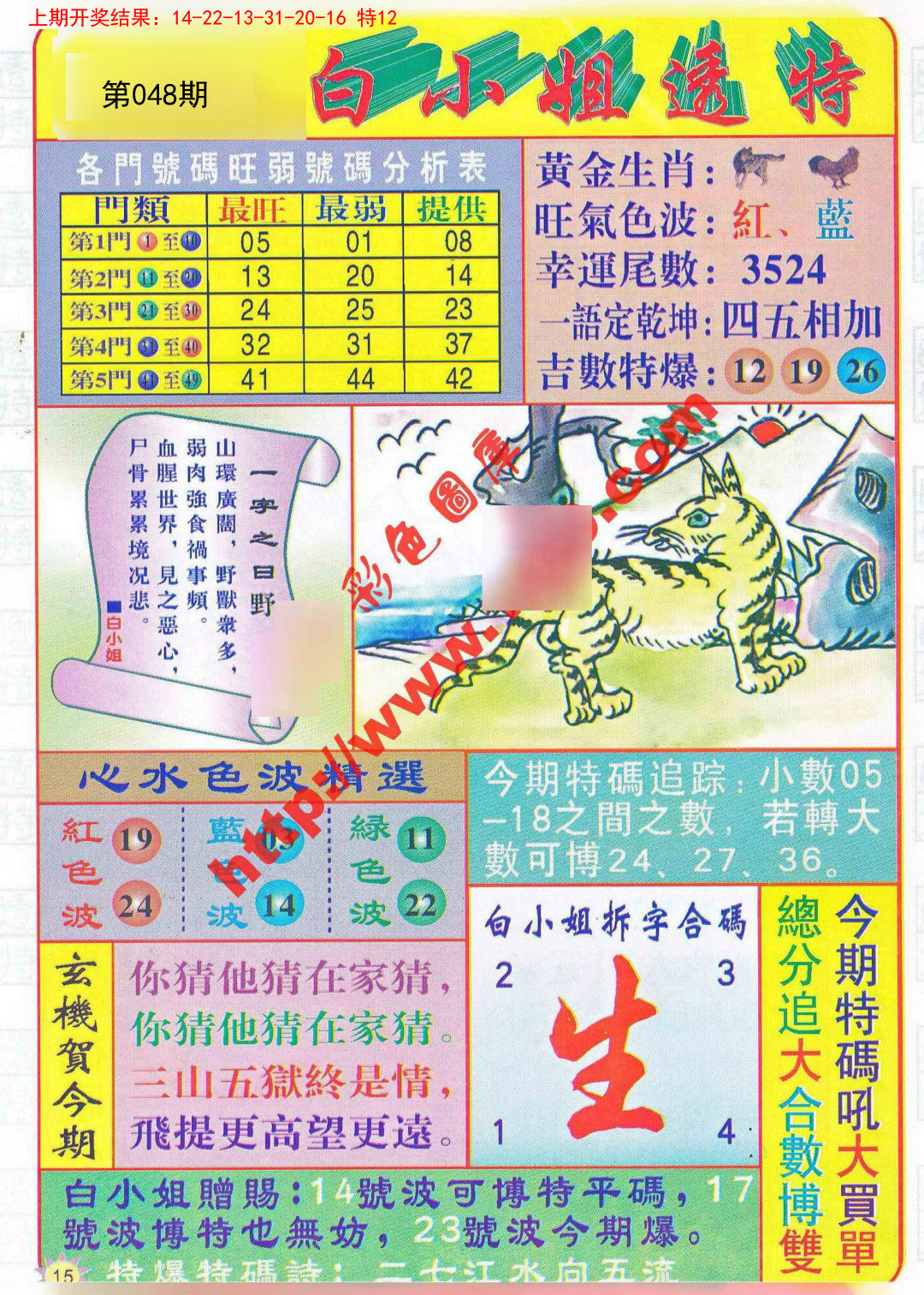 2025048期白小姐透特