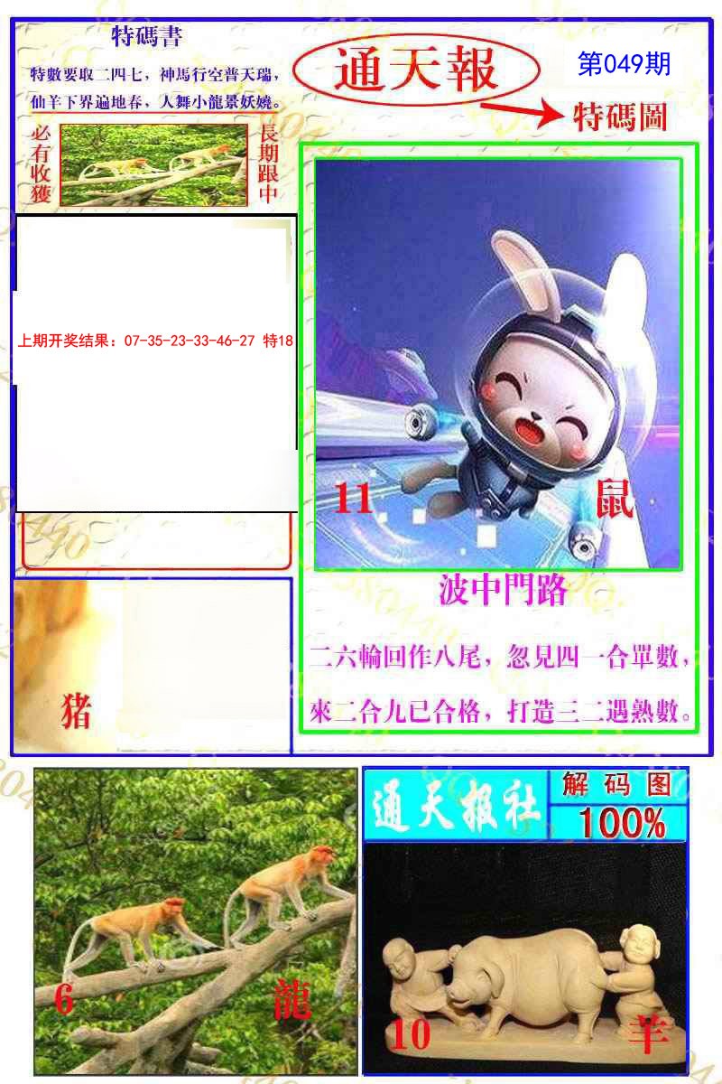 2025049期通天特解图