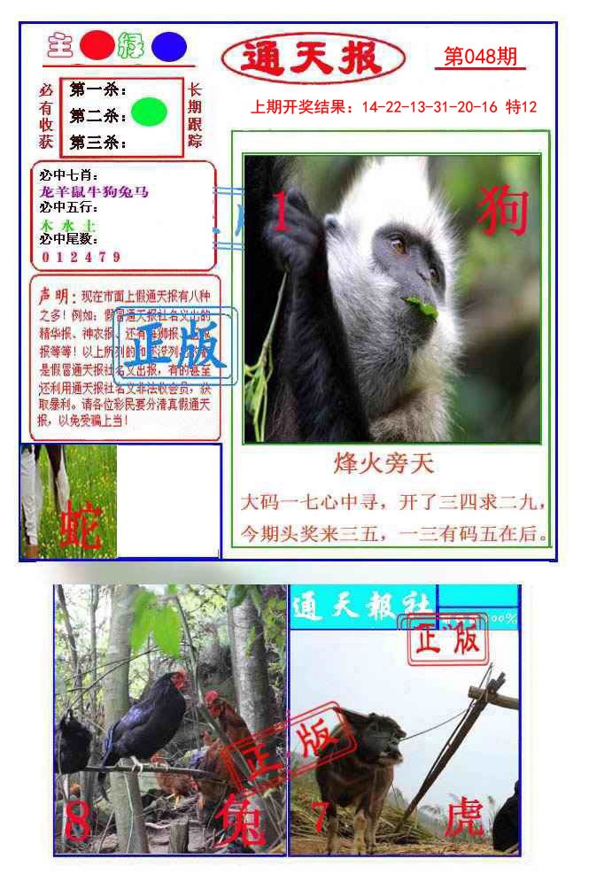 2025048期通天杀波图1