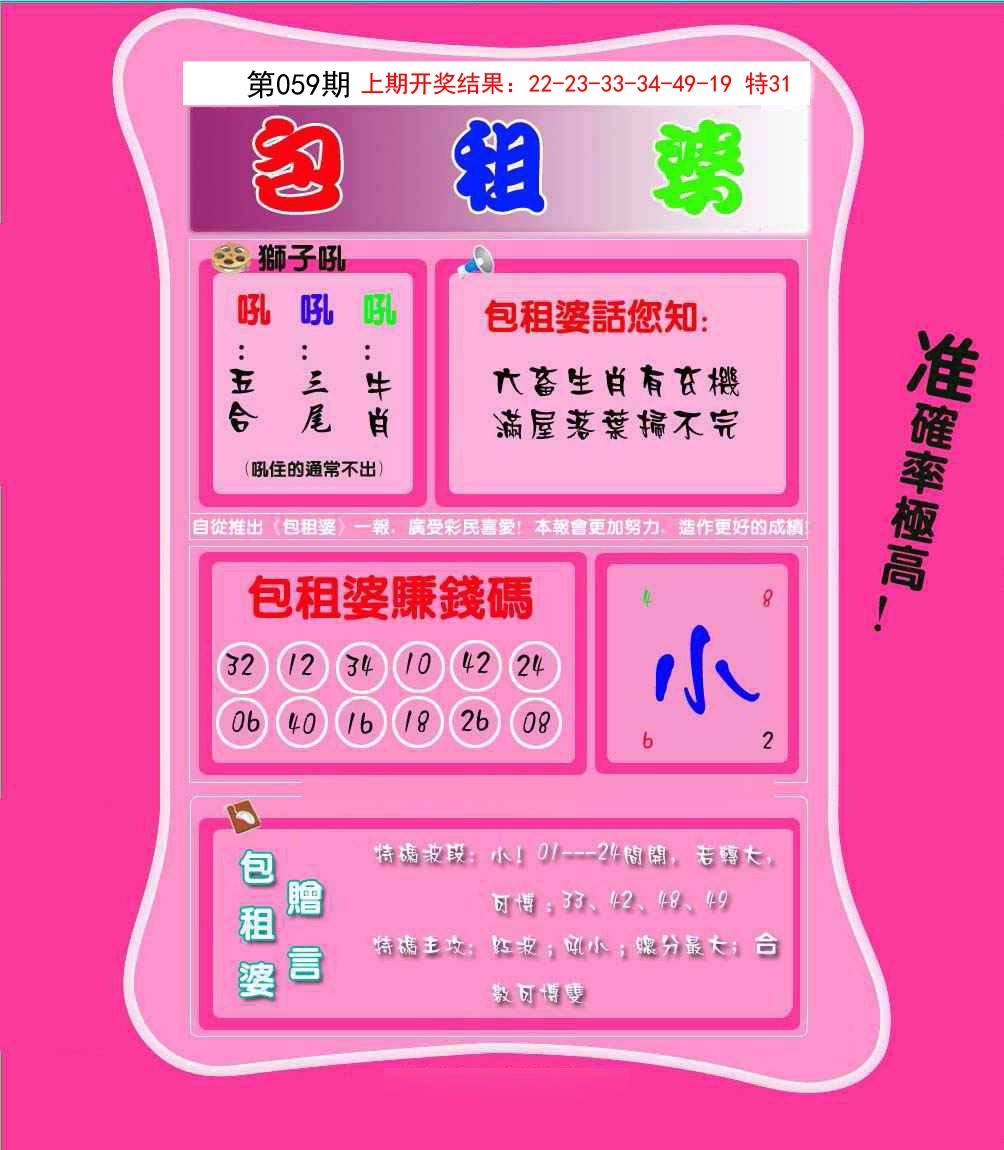 2025059期包租婆