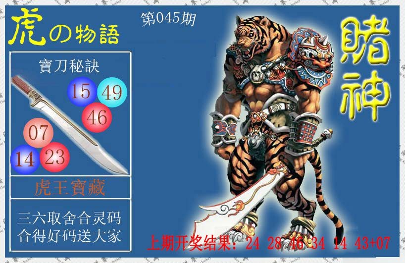 2025045期赌神虎报