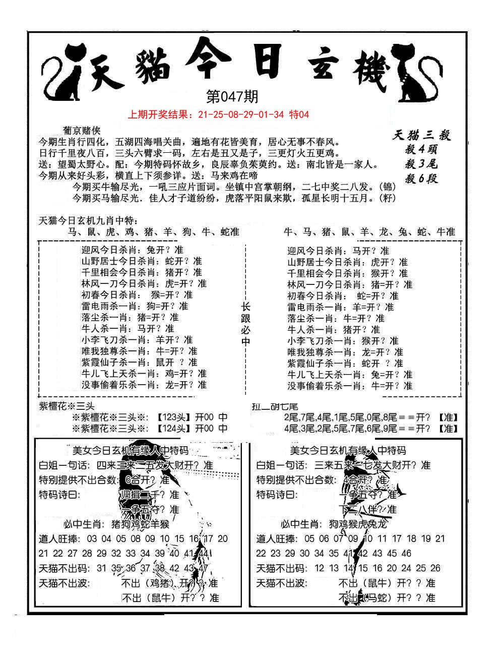 2025047期今日玄机图B
