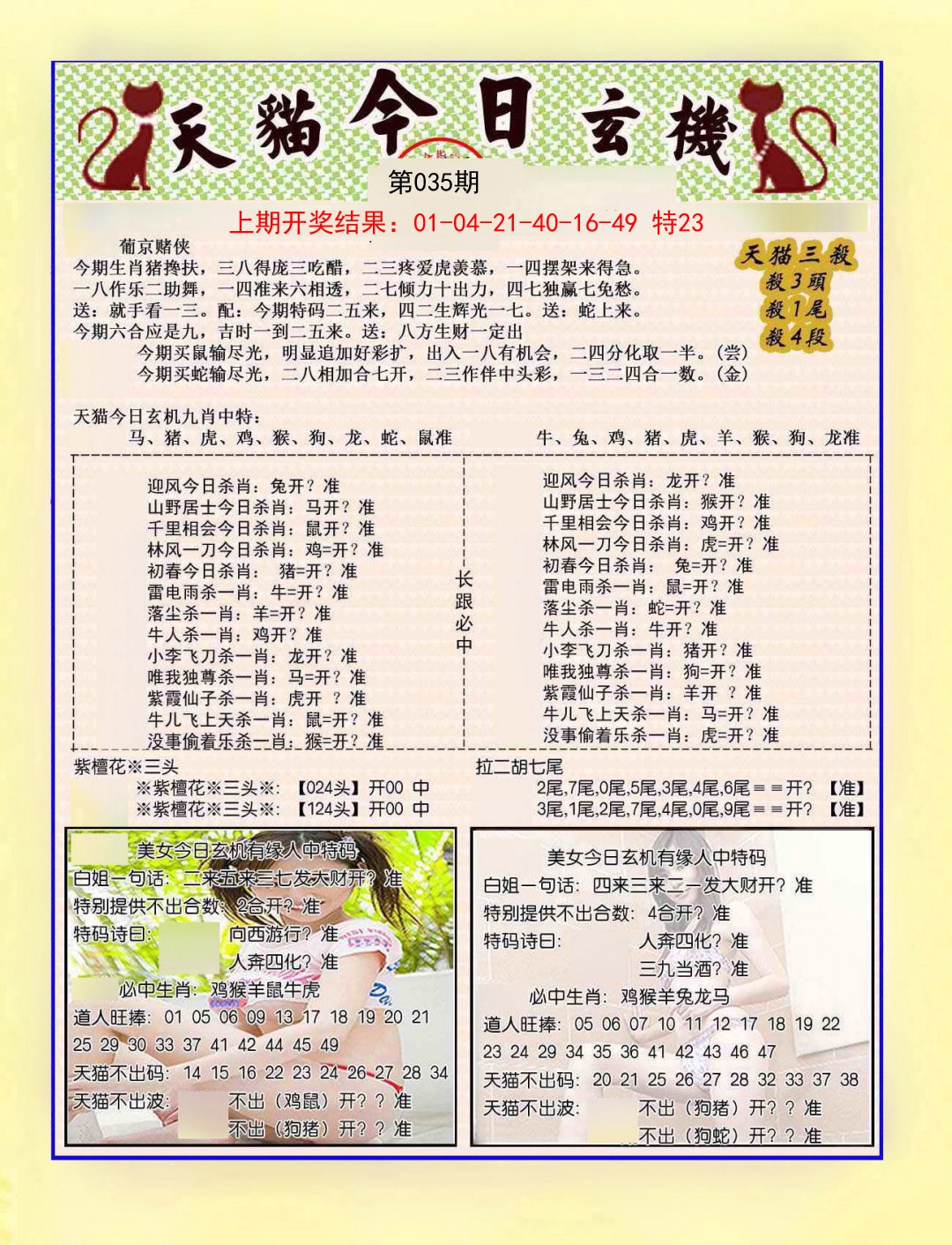 2025035期今日玄机图B