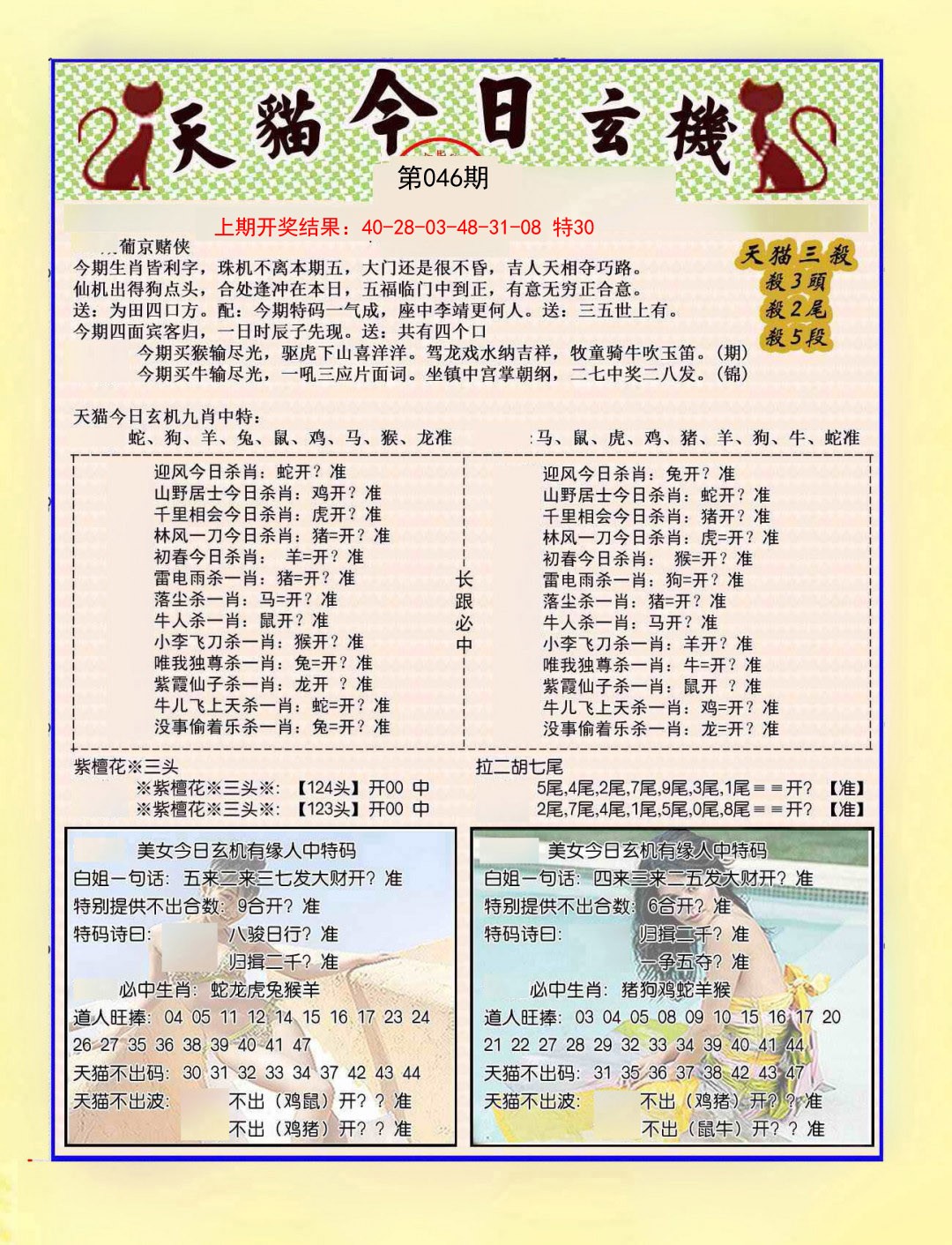 2025046期今日玄机图B