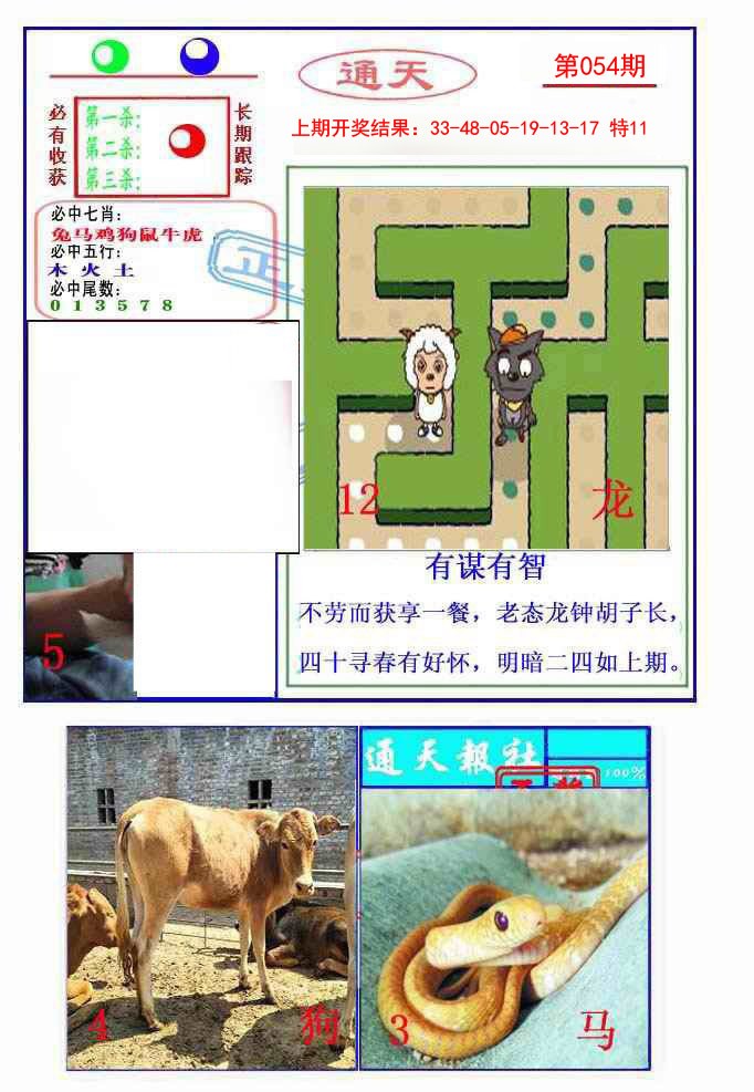 2025054期通天杀波图2