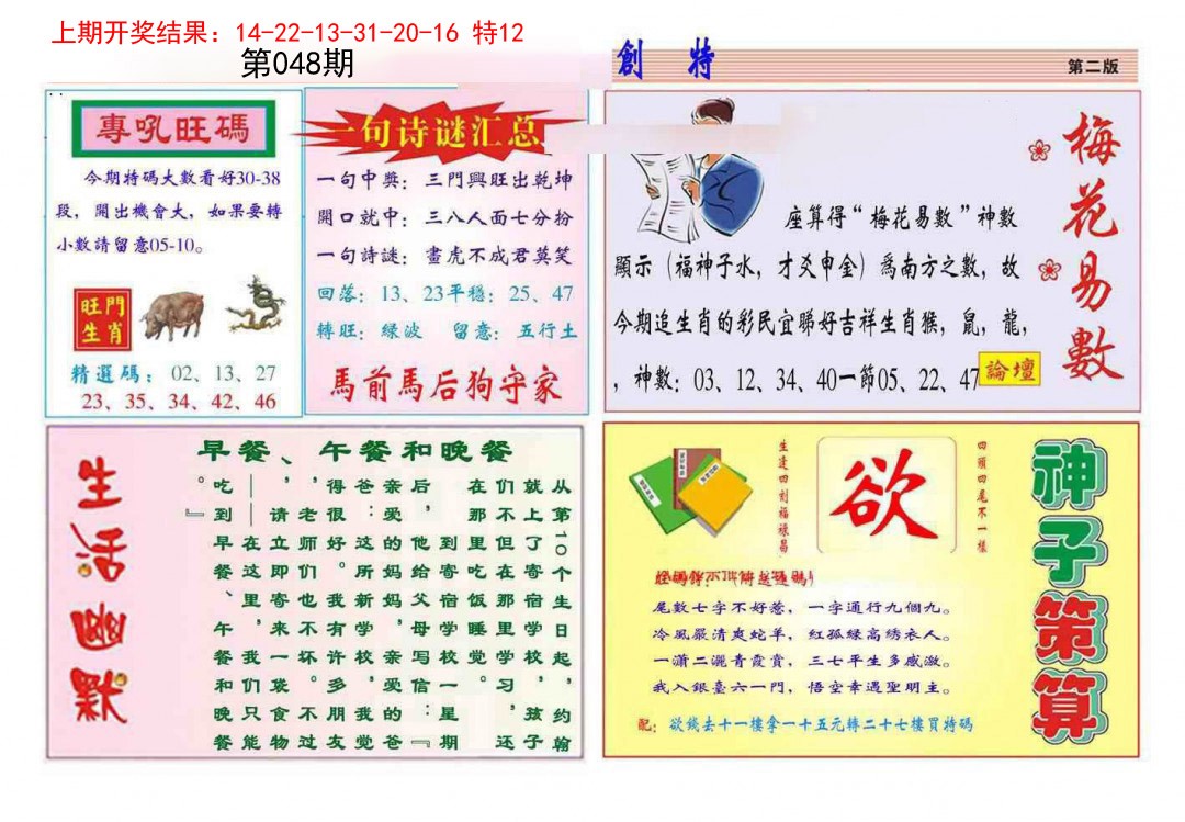 2025048期九龍创特B(推荐)