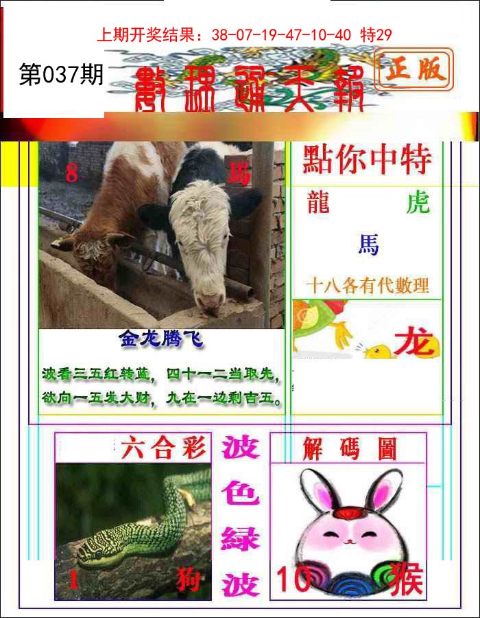 2025037期数理通天