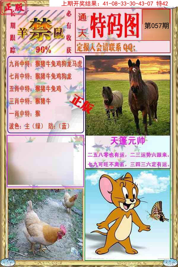 2025057期特码图