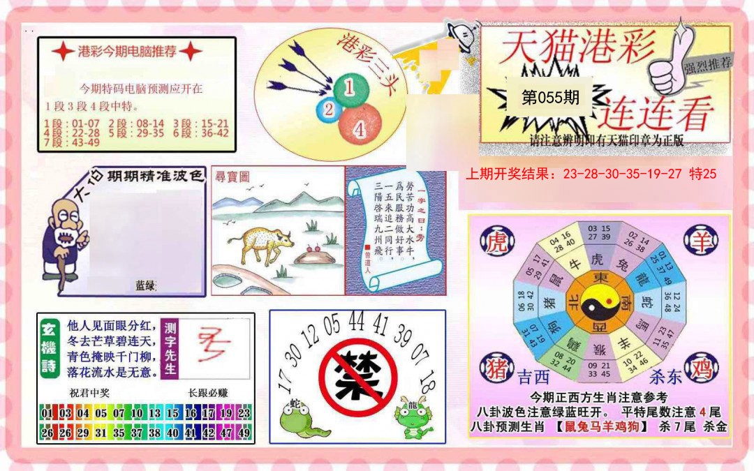 2025055期港彩连连中