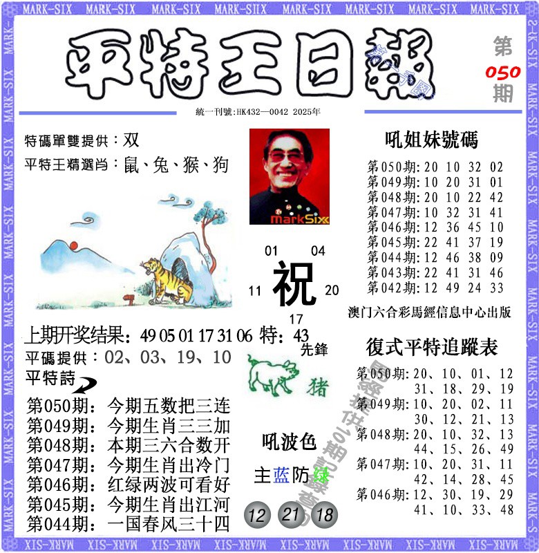 2025050期平特王日报