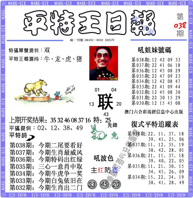 2025038期平特王日报