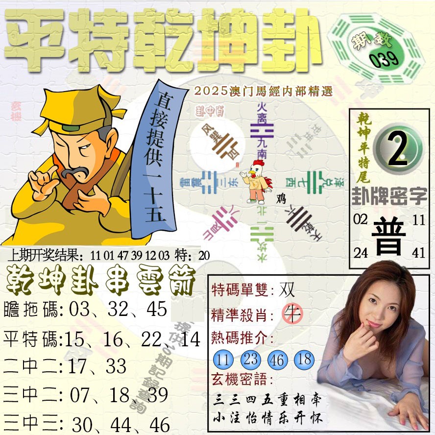 2025039期平特乾坤卦