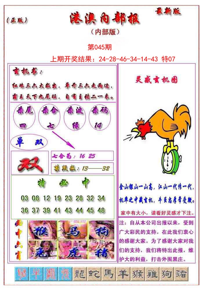 2025045期港澳报