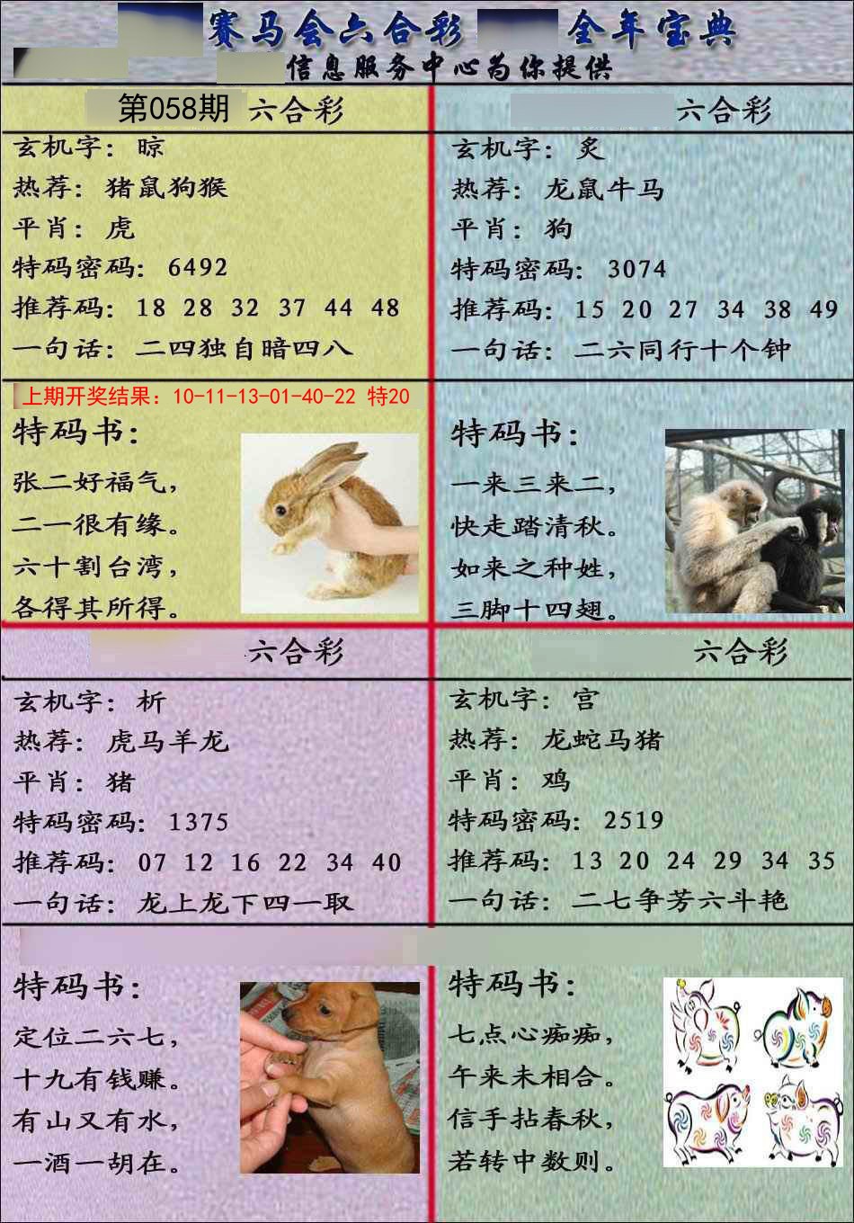 2025058期宝典报